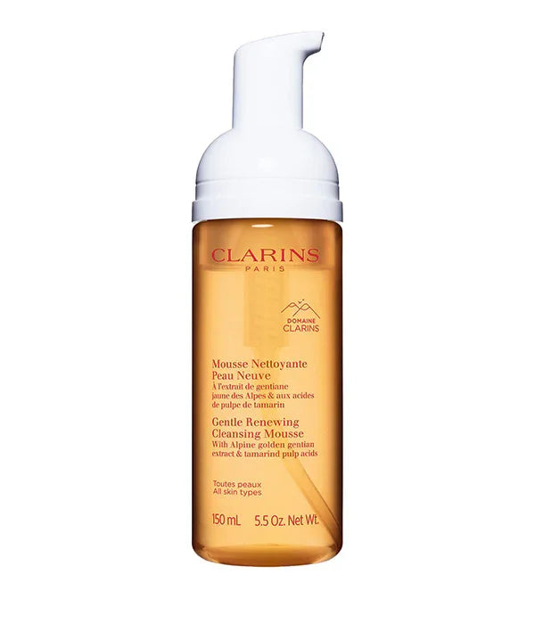 מוס ניקוי עדין לפנים של קלרינס 150 מ"ל, מוצר טיפוח עור מחברת Clarins Paris, נמכר ב-CHOZEN