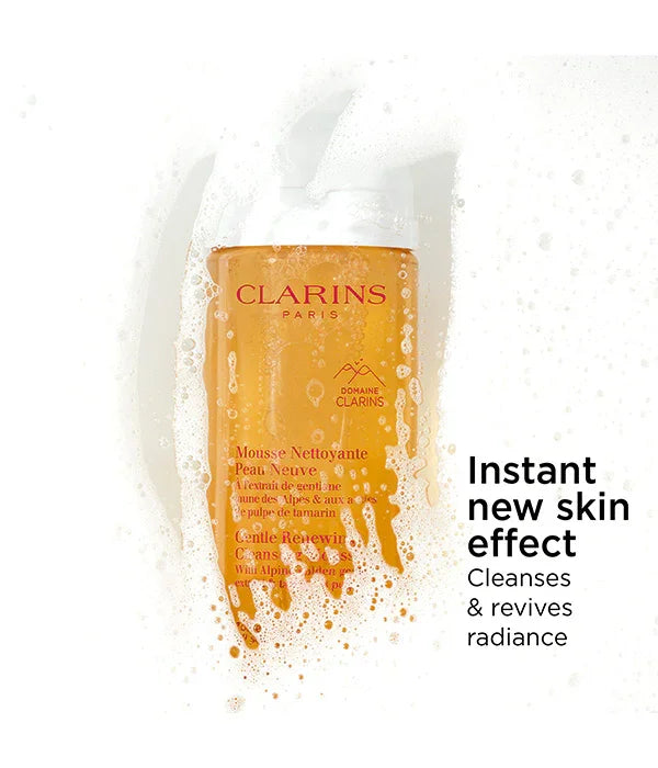 מוס ניקוי Clarins Paris עטוף בקצף, מוצר טיפוח עור מהמובילים ב-CHOZEN