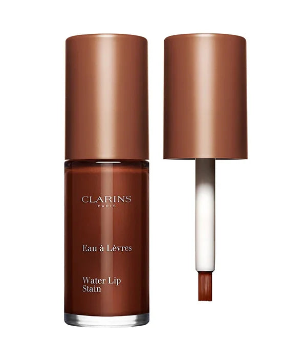 שפתון נוזלי קלרינס בגוון חום, Clarins Water Lip Stain, מוצר קוסמטיקה יוקרתי מבית CHOZEN