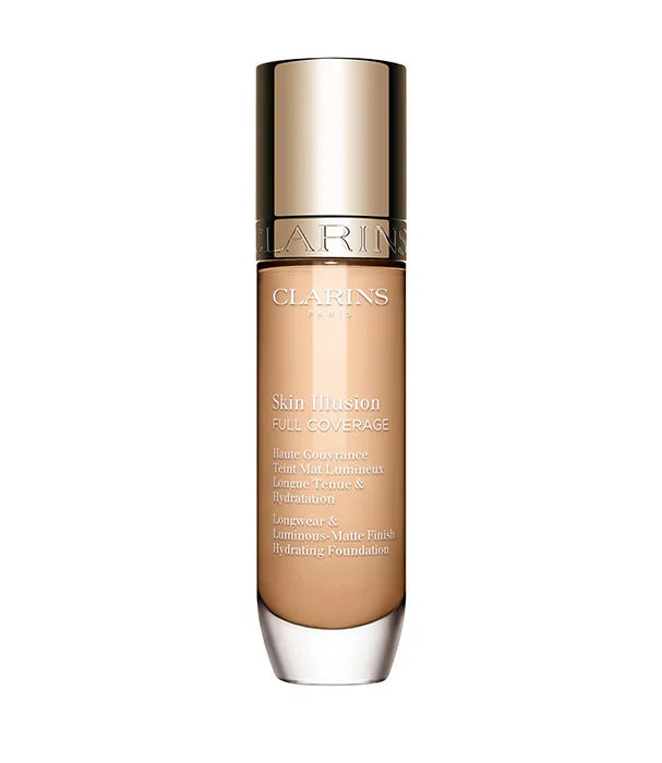 מייקאפ קלרינס Skin Illusion Full Coverage בגוון טבעי, מוצר איפור יוקרתי מבית CHOZEN