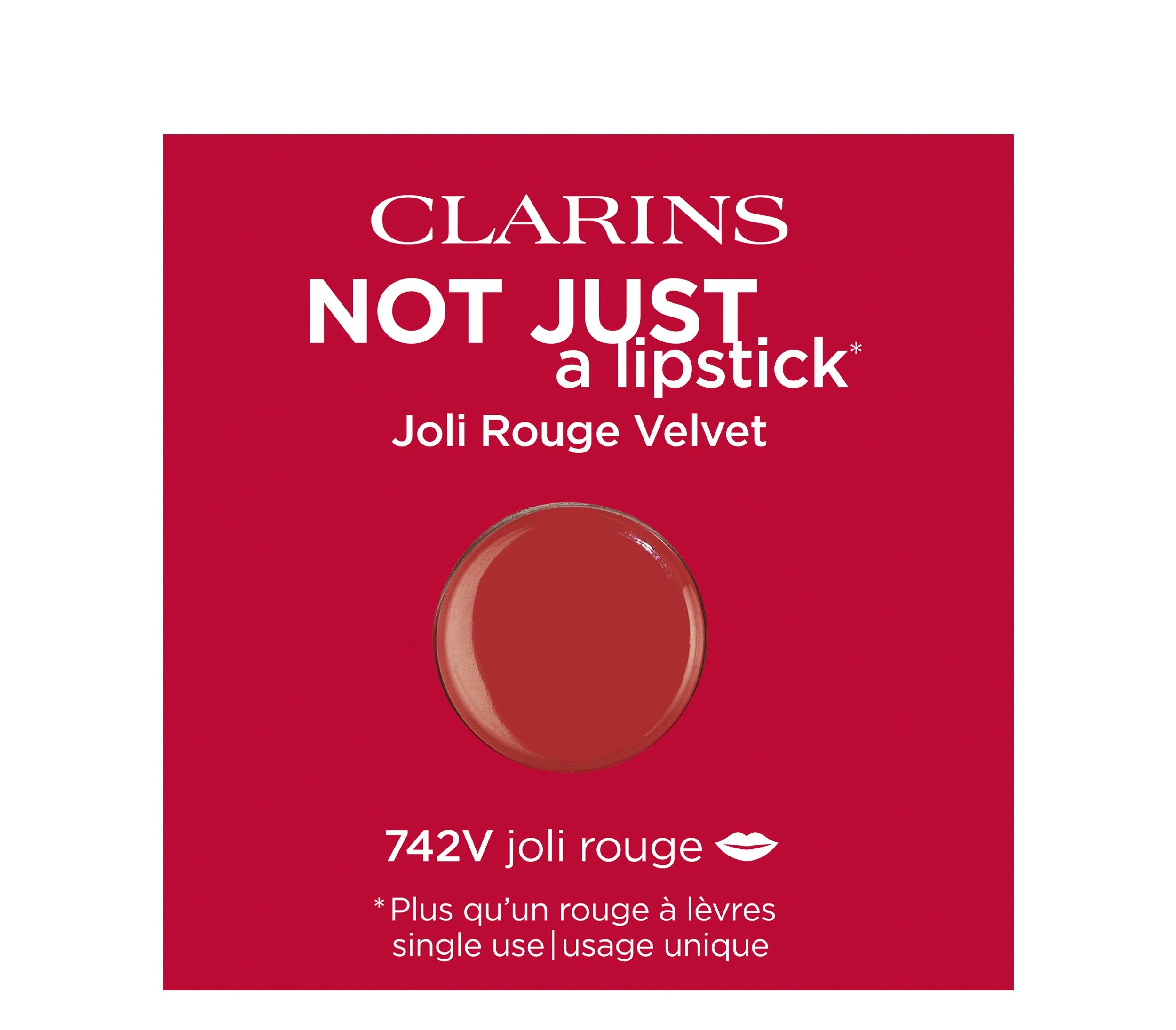 קלרינס שפתון JOLI ROUGE מאט גוון 742- דוגמית 1.4 מ"ל - CHOZEN