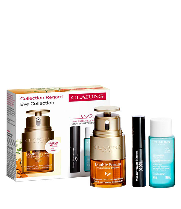 קלרינס מארז דאבל סרום ומסקרה