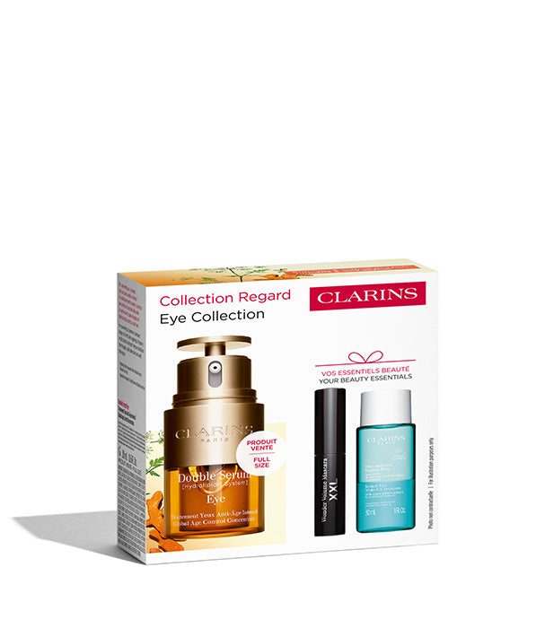 קלרינס מארז דאבל סרום ומסקרה