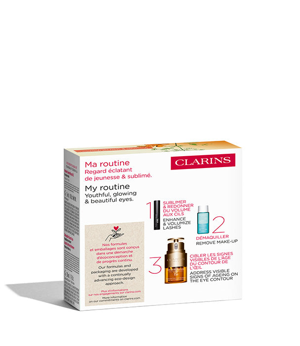 קלרינס מארז דאבל סרום ומסקרה