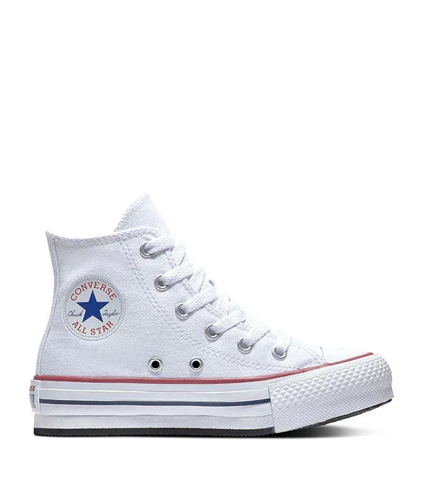 נעל קונברס אול-סטאר גבוהה קנבס לבנה, אופנת רחוב מותגים מובילים ב-CHOZEN