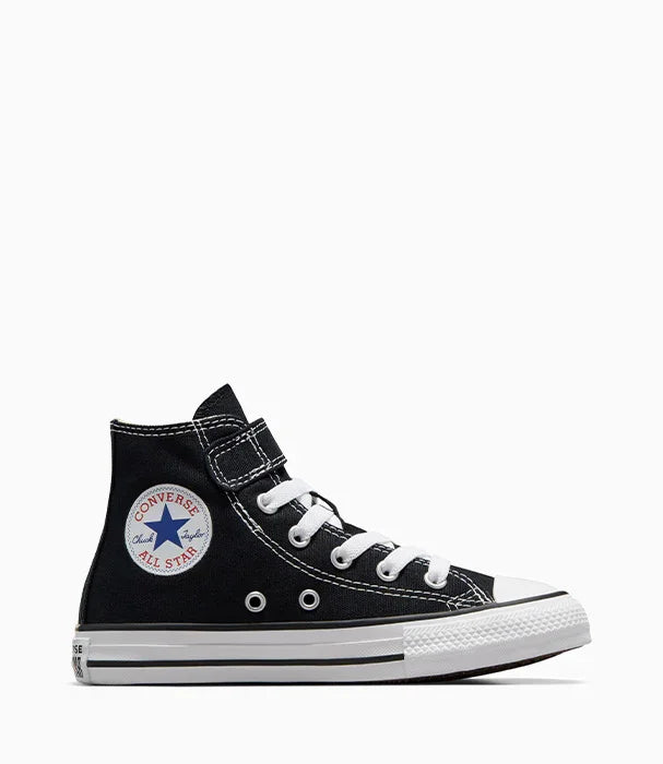 נעל סניקרס קונברס גובה שחורה, לוגו Converse All Star, מבית CHOZEN מותגים מובילים
