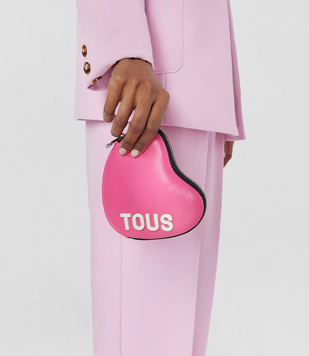 טואוס תיק איפור לב Carol פוקסיה