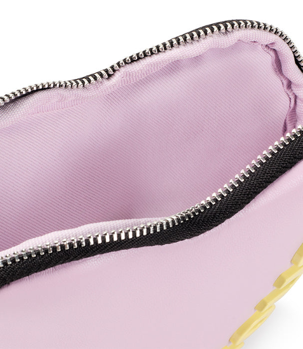 טואוס תיק איפור לב Carol סגול בהיר