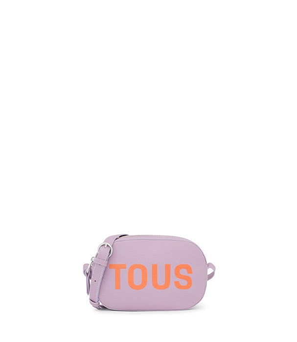 טואוס תיק צד TOUS Logo Lynn בצבע סגול לנשים