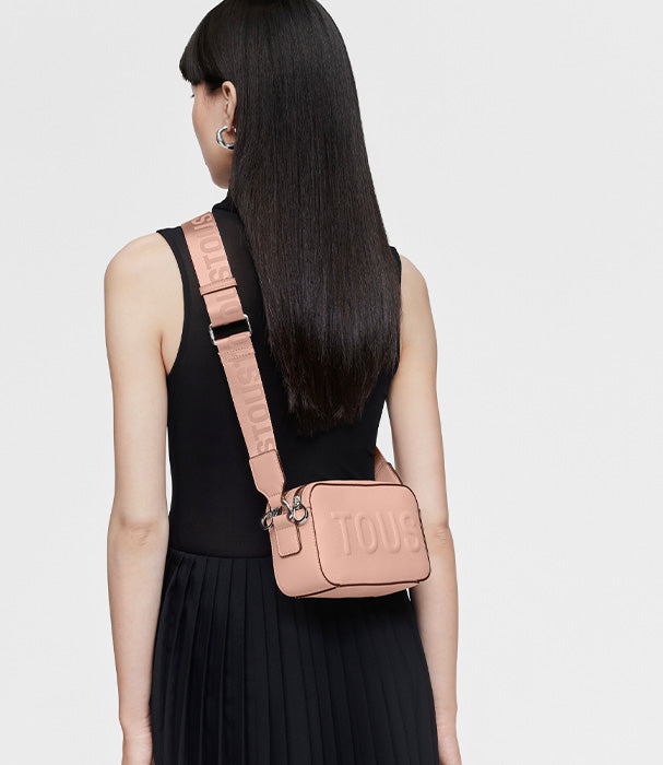 טואוס תיק כתף בז' קטן La Rue לנשים