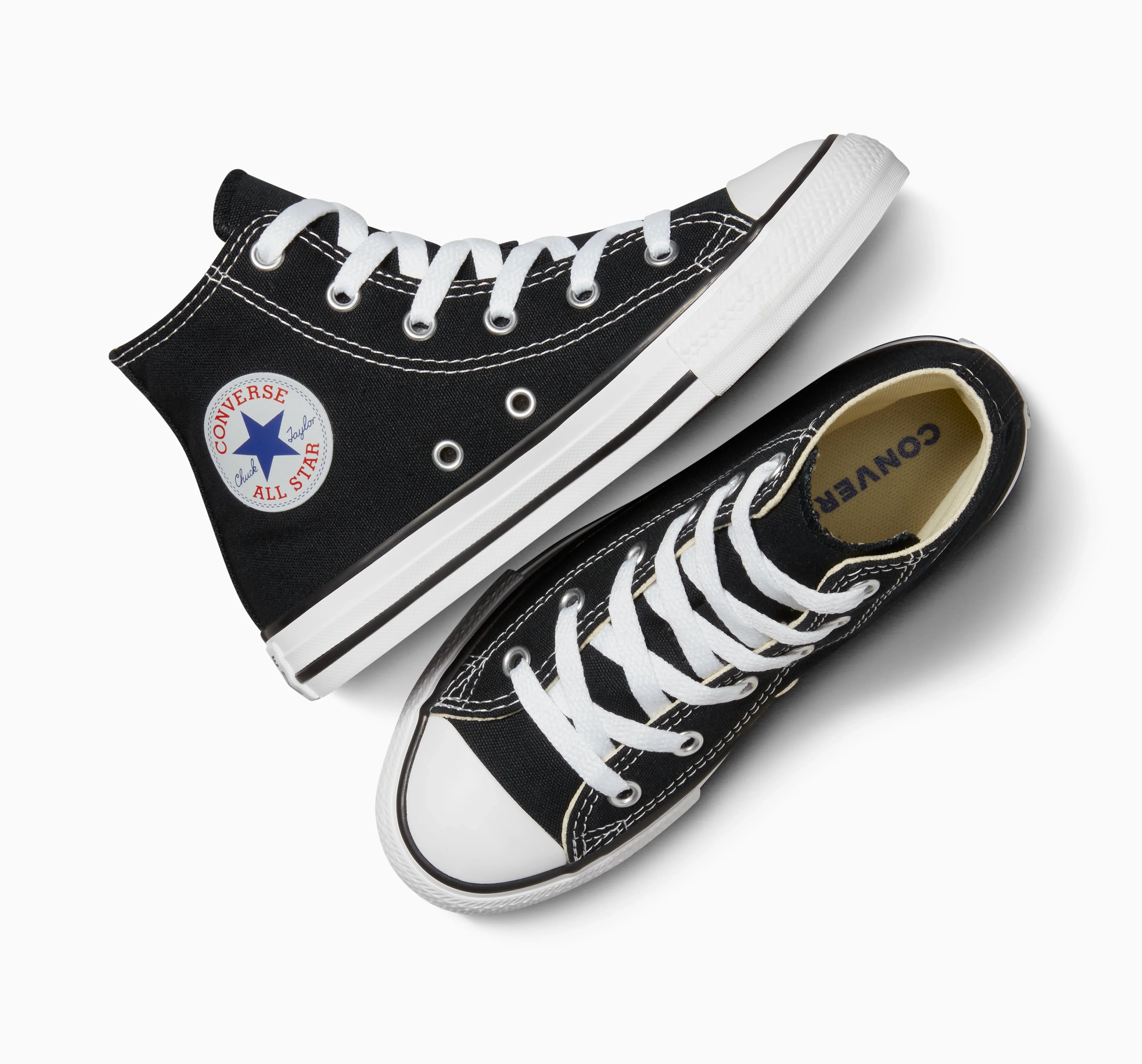סניקרס קונברס שחור גבוה קלאסי, לוגו Converse All Star, מבית קבוצת אלפא CHOZEN