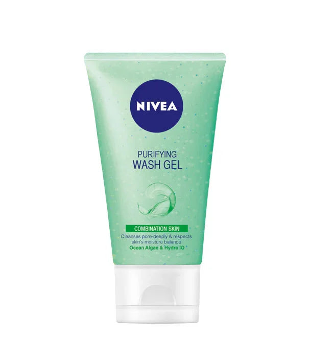 ג'ל ניקוי של ניביה לעור מעורב, אריזה ירוקה, מוצר טיפוח מותג מוביל CHOZEN