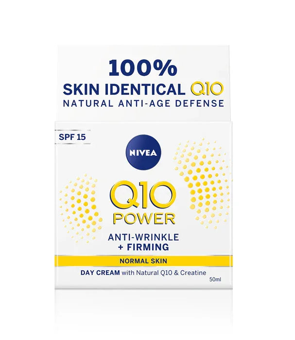 קרם יום NIVEA Q10 Power לעור רגיל, אנטי אייג'ינג, 50 מ"ל, מקבוצת CHOZEN