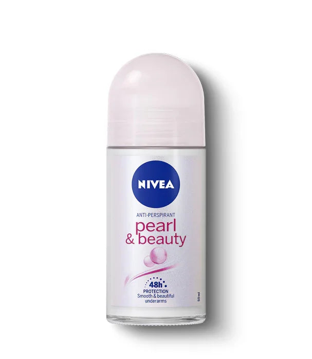 דאודורנט רול און ניביה pearl & beauty על רקע לבן, מוצר טיפוח במגוון מותגים ב-CHOZEN