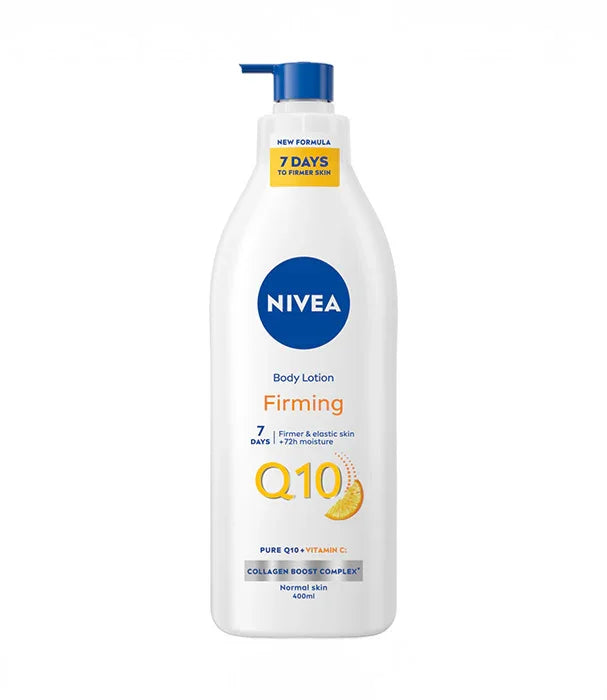 תמונה של קרם גוף Nivea Q10 Firming, תחליב לחות לעור רגיל, 400 מ"ל, מותג מוביל ב-CHOZEN