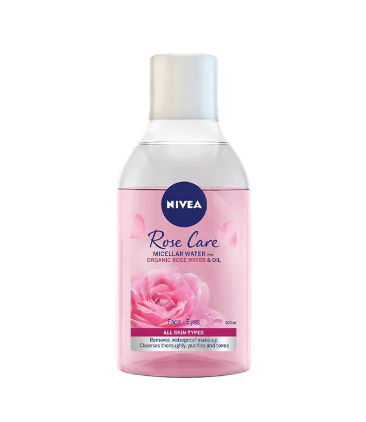 ניוואה ROSE CARE מים מיסלריים להסרת איפור בתוספת מי ורדים