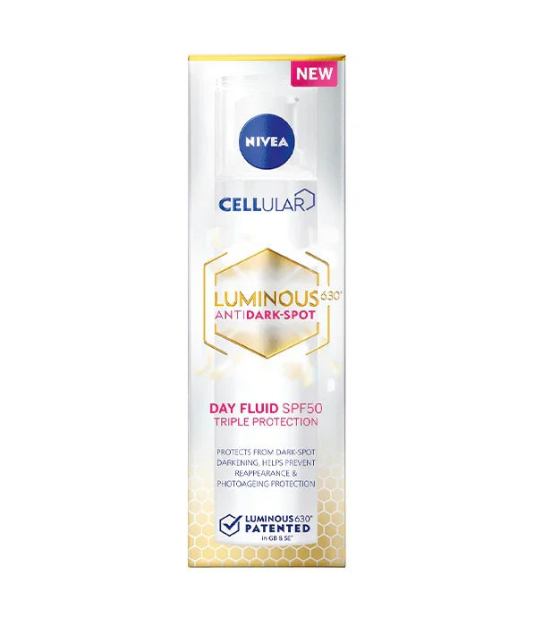 ניוואה CELLULAR LUMINOUS 630 תחליב יום נגד כתמים כהים עם מקדם הגנה SPF50 - CHOZEN