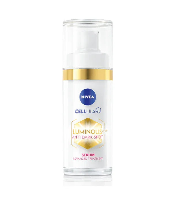 סרום NIVEA Cellular Luminous נוגד כתמים כהים, מוצר טיפוח עור יוקרתי מבית קבוצת אלפא