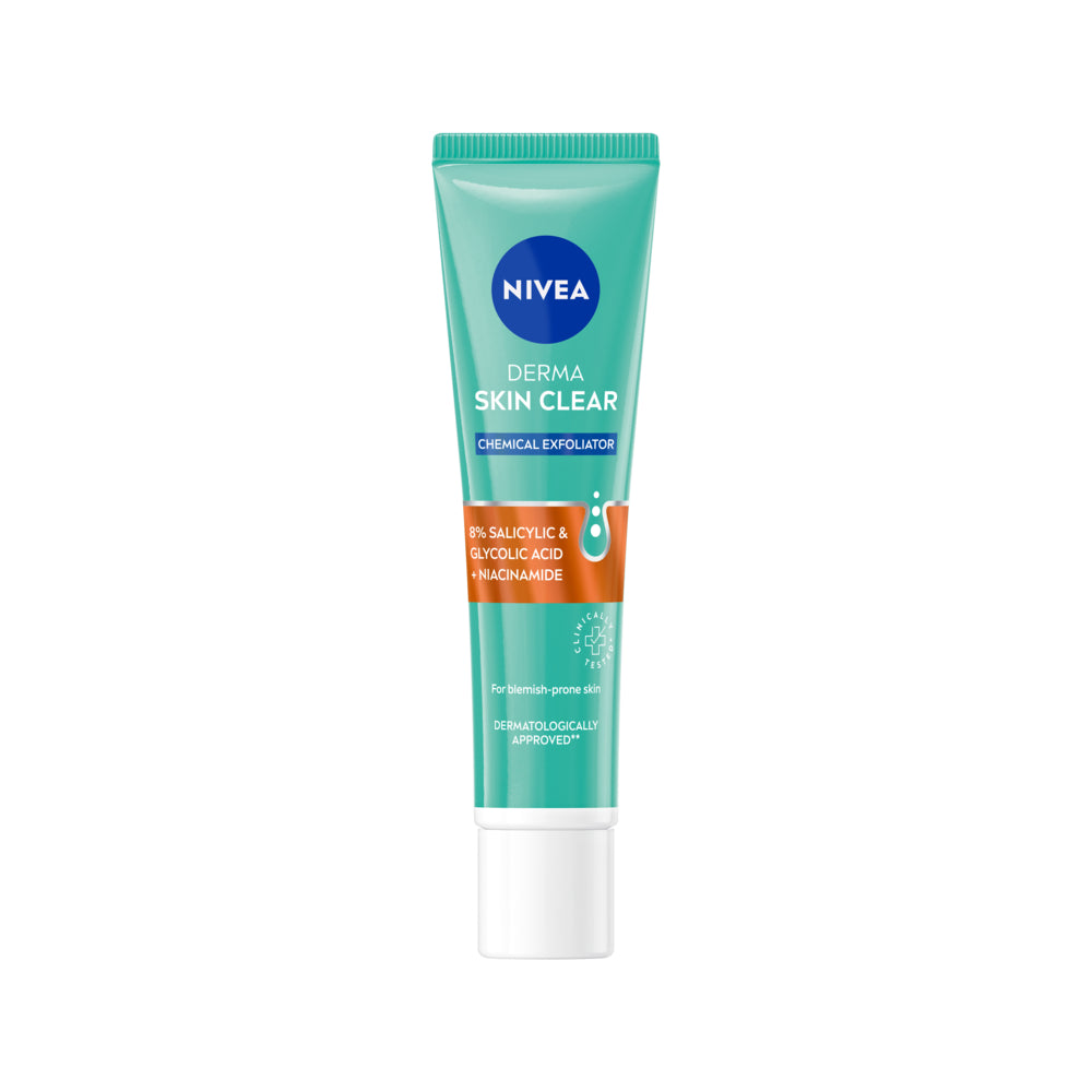 קרם פילינג כימי NIVEA Derma Skin Clear לעור בעייתי, מוצר טיפוח מבית מותג עולמי