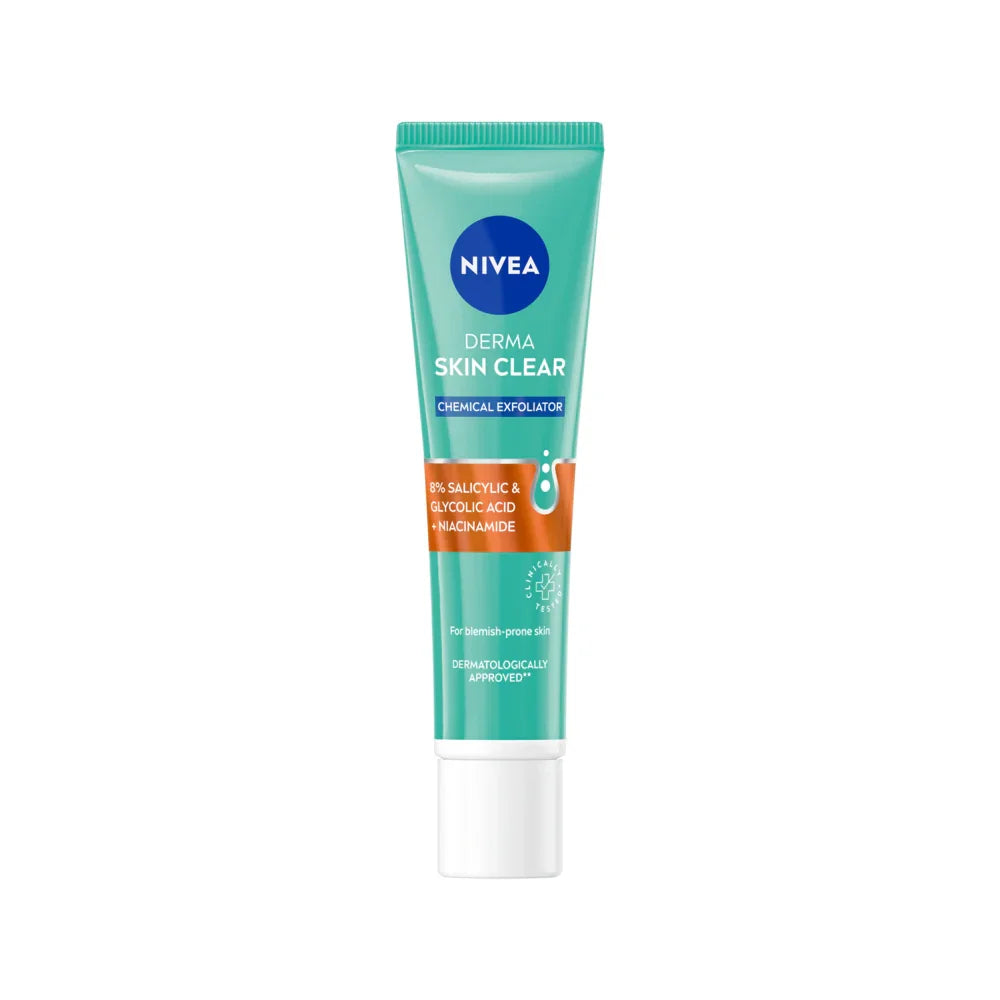 קרם פילינג כימי NIVEA Derma Skin Clear לעור בעייתי, מוצר טיפוח מבית מותג עולמי
