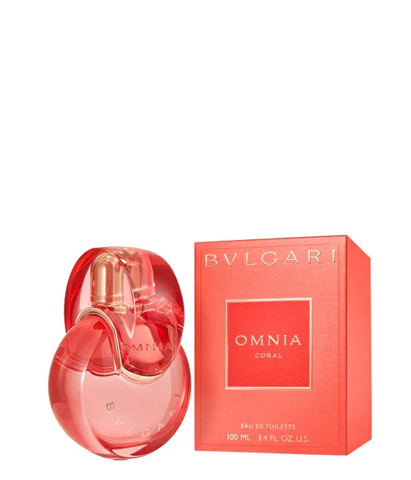 בושם BVLGARI Omnia Coral עם אריזה אדומה, מהמותגים המובילים ב-CHOZEN