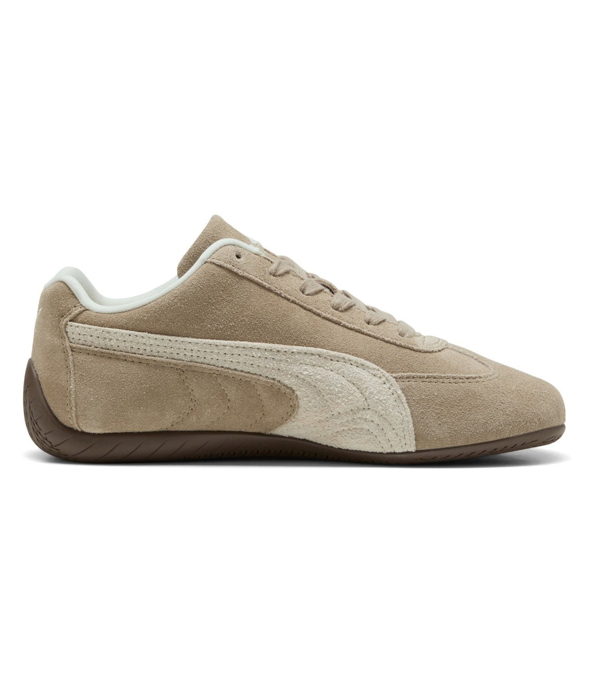 PUMA סניקרס בצבע ice coffee עם alpine snow, מבט מהצד הפנימי - CHOZEN