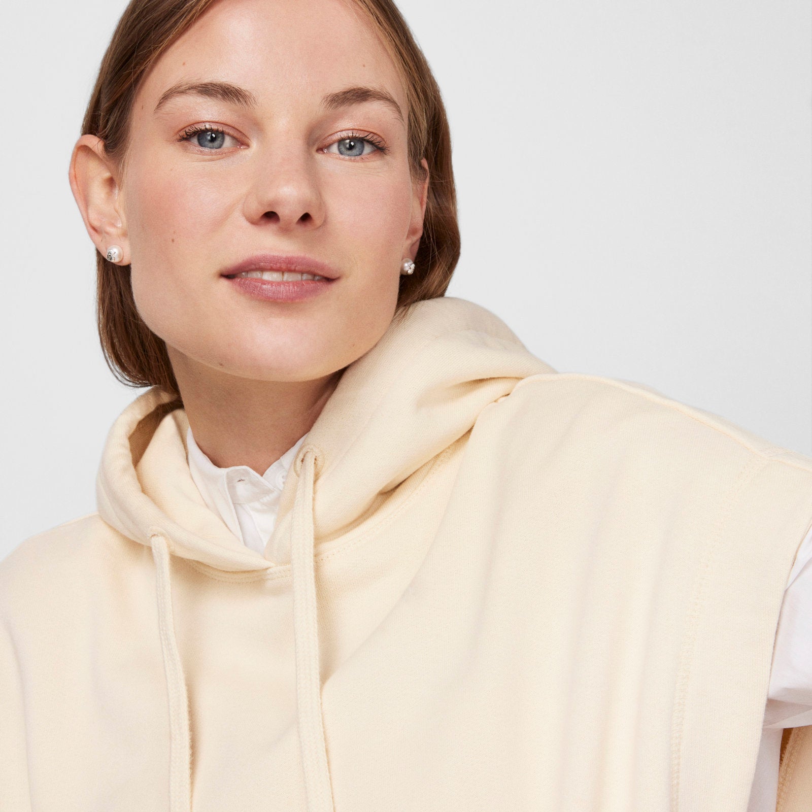 טואוס עגילי פנינה בשילוב דובי Bear מכסף סטרלינג