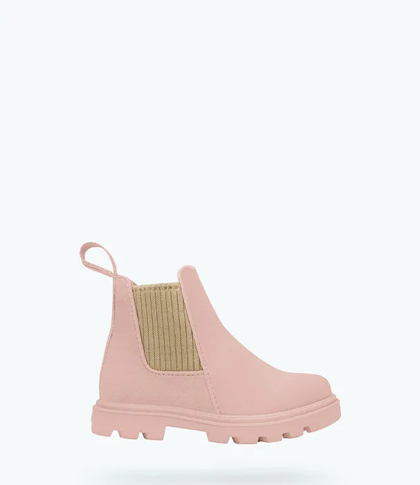 מגף ילדים ורוד עם גומי צד, נעלי אופנה CHOZEN, מותגים מובילים קבוצת אלפא