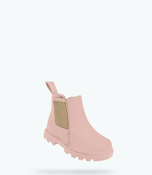 מגף ילדים ורוד עם גומי צד, אופנתי של CHOZEN מבית קבוצת אלפא