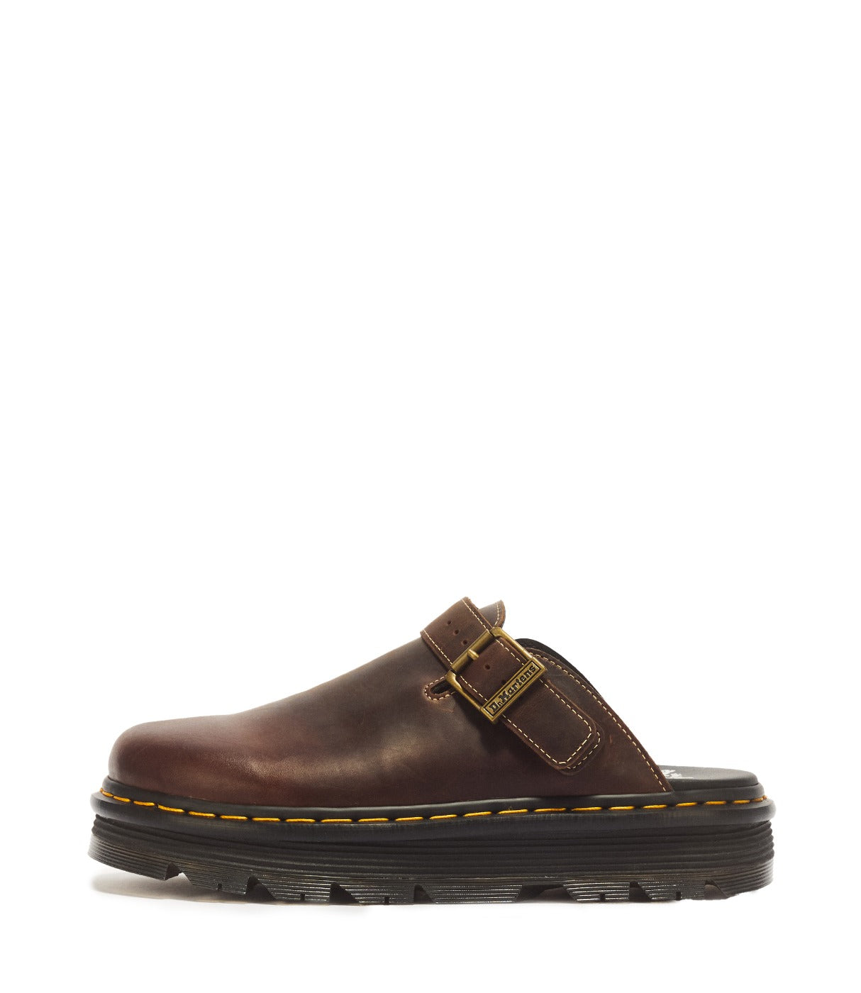 ד"ר מרטנס כפכפי סליידס מעור ZEBZAG MULE יוניסקס