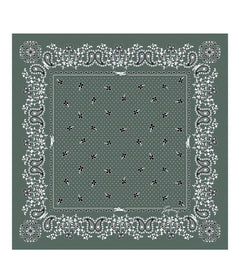 לונגשאמפ צעיף משי French Bandana ירוק