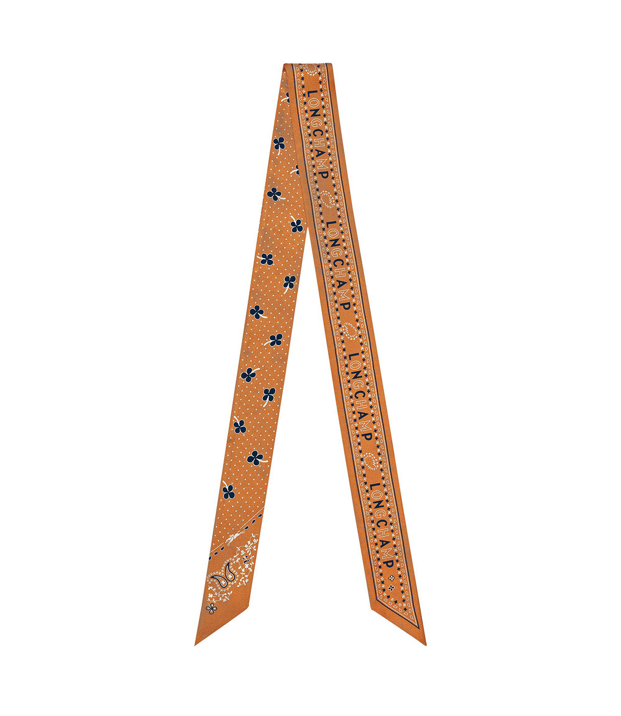 לונגשאמפ סרט משי French Bandana כתום