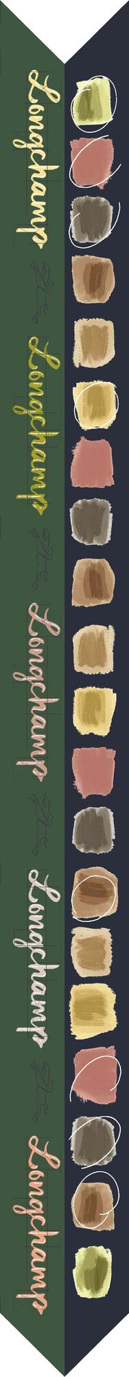 לונגשאמפ סרט משי La Palette ירוק