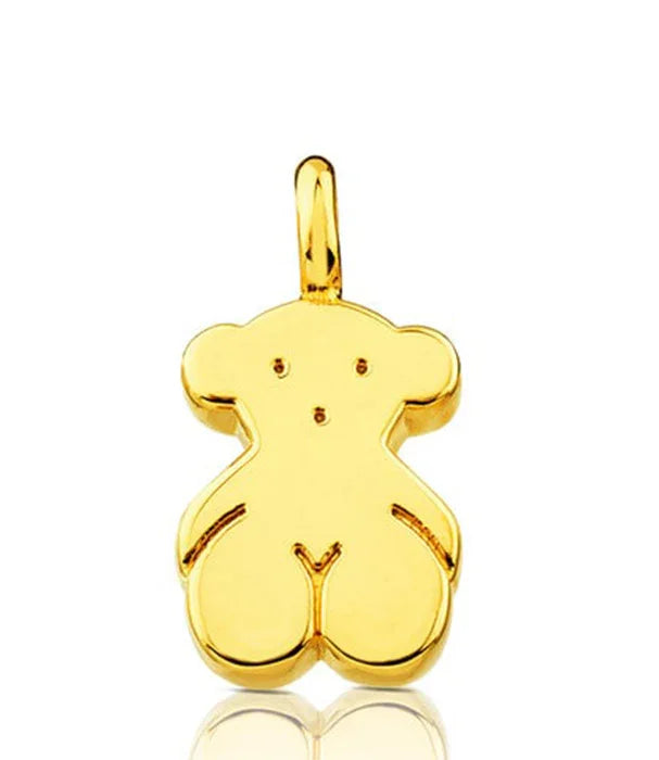 תליון דובון זהב יוקרתי, עיצוב מינימליסטי, מבית CHOZEN קבוצת אלפא