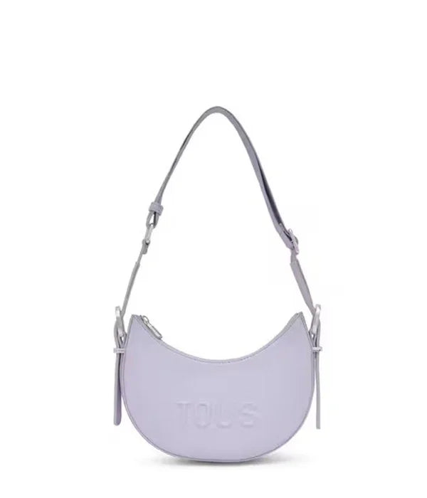 תיק צד חצי עגול בצבע לבנדר מותג TOUS, עם רצועת כתף מתכווננת, CHOZEN מותגים מובילים