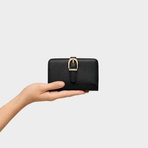טואוס ארנק בצבע שחור Buckles מעור