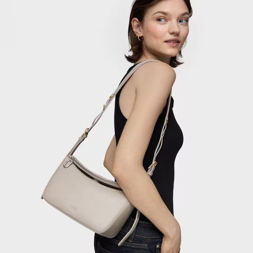 טואוס תיק צד City בצבע חום-אפרפר