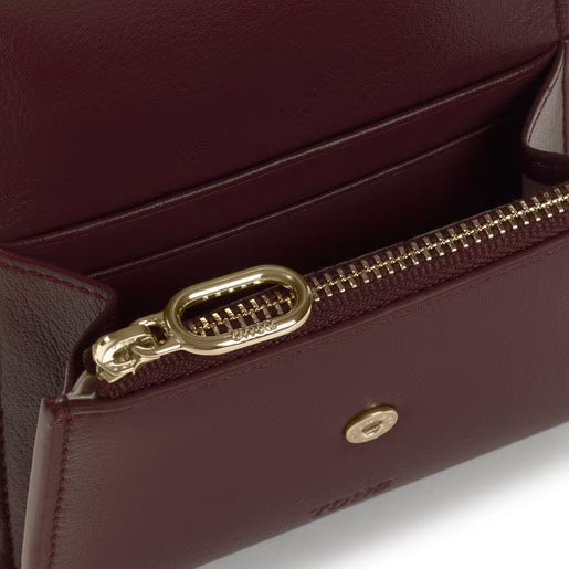 טואוס ארנק קטן City בצבע בורדו