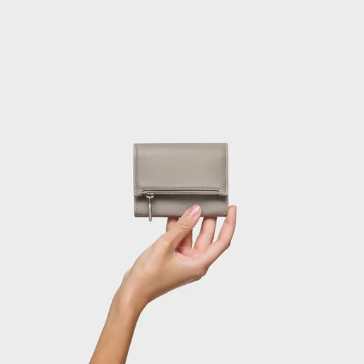 טואוס ארנק קטן City בצבע חום-אפרפר