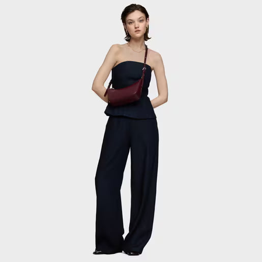 טואוס תיק צד City בצבע בורדו