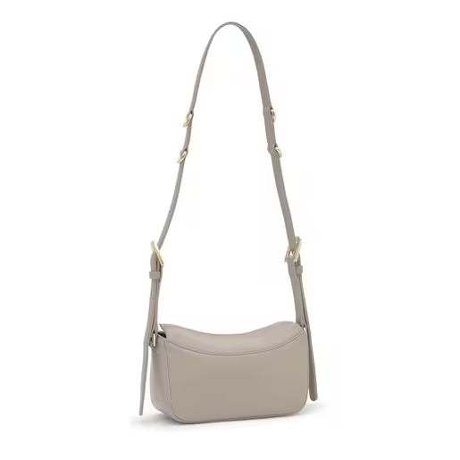 טואוס תיק צד City קטן בצבע חום-אפרפר