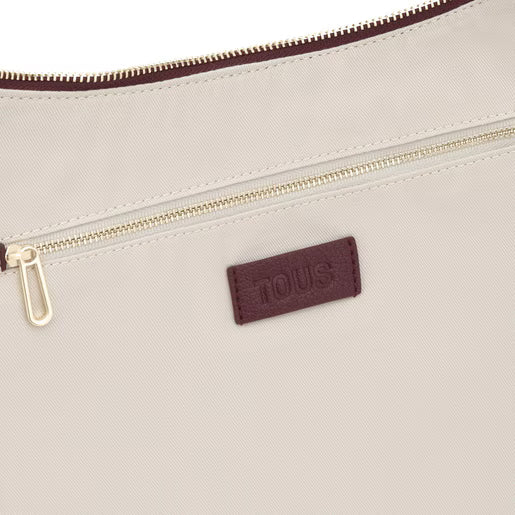 טואוס תיק צד Puffy Bear בצבע בורדו