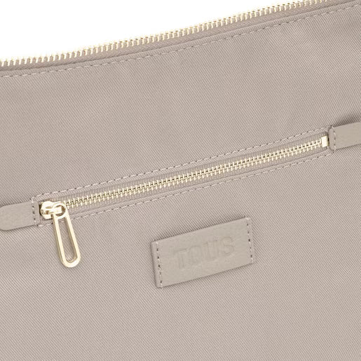 טואוס תיק צד Puffy Bear בצבע אפור