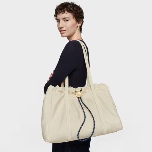 טואוס תיק כתף Empire Soft בצבע בז'