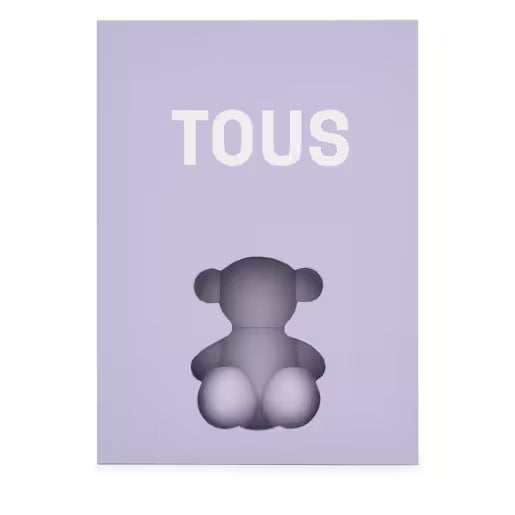 טואוס מחזיק מפתחות-כיסוי בושם Bold Bear בצבע סגול