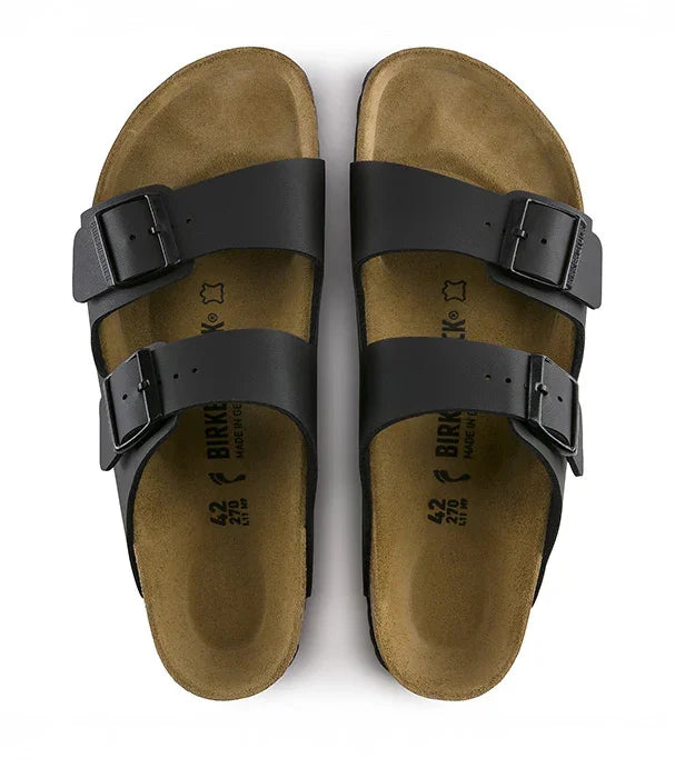 סנדלי בירקנשטוק שחורים עם שתי רצועות, קיץ, נעלי איכות מבית CHOZEN