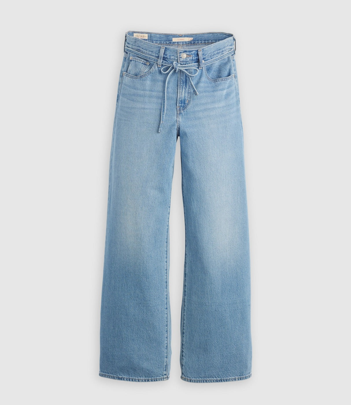 ליוויס ג׳ינס Xl Straight לנשים - med indigo worn in