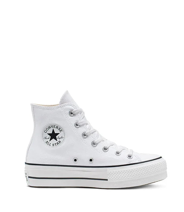 נעל קונברס לבנה גבוהה דגם All Star, מוצר אופנתי נחשק מקולקציית המותגים CHOZEN