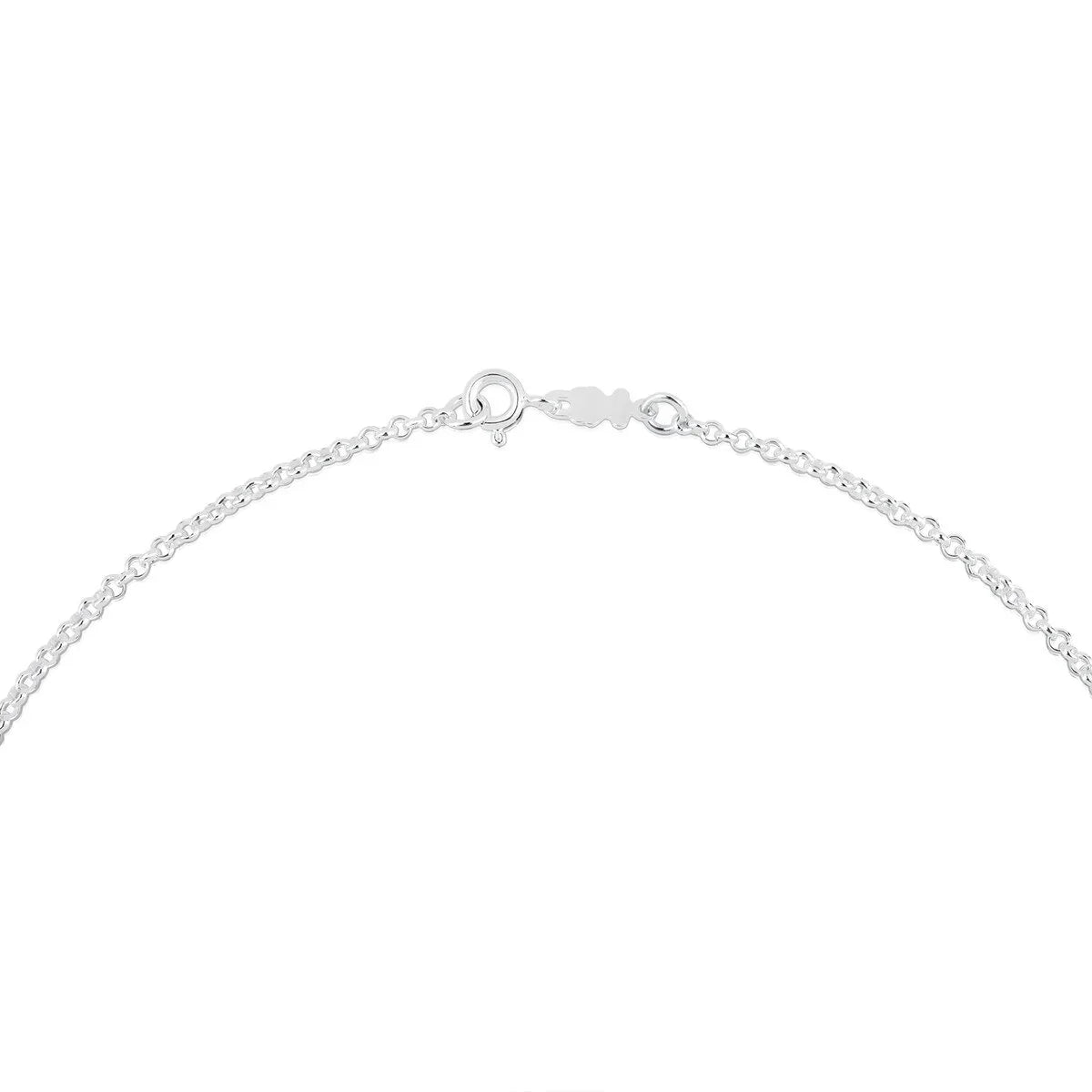 שרשרת כסף עדינה מבית CHOZEN עם סוגר, רקע לבן, תכשיטים יוקרתיים קבוצת אלפא