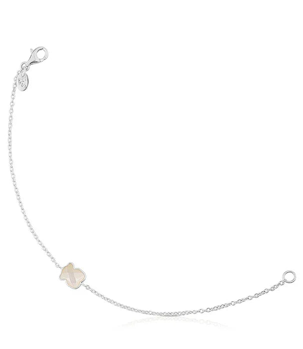 צמיד כסף דק עם תליון בצורת תלתן, תכשיטי CHOZEN, עיצוב יוקרתי ועדין